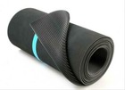 Rib Rubber Matting Black  Psa Adhesive  One Side  1 8 Thk X 36 wide X 12  Long