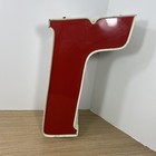 Vtg 3d Rustic Marquee Light Sign Letter R Wall Hanging Decor Reclaimed Initials