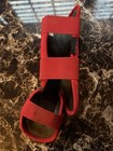 Red Senior Evoshield Leg Guard  used 