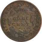 1828 Half Cent 13 Stars Ef Uncertified  930