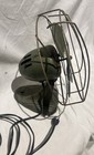 Antique 30s Green Dominion Cast Iron Small 8  Electric Table Desktop Fan Works