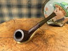 Made In London England  - Blasted Billiard - Estate Tobacco Pipe