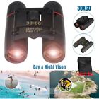 Binoculars 30x60 Zoom Day night Vision Travel Outdoor Compact Telescope And Bag