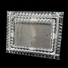 Vintage Mikasa Brocade Crystal Picture Frame 5    X 3 25    Landscape