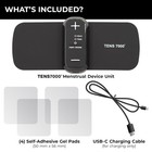 Tens 7000 Menstrual Pain Relief Wearable Heat Therapy Tens Unit Usb Rechargeable