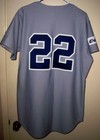 David Pierce 2010s    Game Used worn  22 Gray Baseball Nike Signed Jersey -size 44