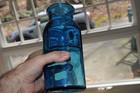 Antique Apothecary Pharmacy Doctor Science Medical Jar Bottle Cobalt Blue Old   