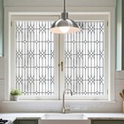 Window Film Privacy Stained Glass Decorative Static Cling Uv Blocking Removable