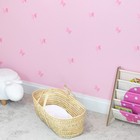 Baby Wicker Moses Basket  Natural Look Baby Basket - Baby Carrier With Mattress 