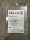 Hawaiian Airlines Pilot Trading Card A330-243 Rainbow Foil 874 37000