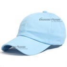 Baseball Cap Washed Cotton Low Profile Adjustable Dad Hat Plain Solid Men Cap