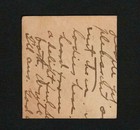Us 1885  ux8 Brown 1c Jefferson Postal Card Cut Square Fancy Cancel Used