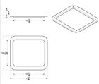 Exterior Daylight Door View Window Trim For Kenworth W900 t800 t660 t600 Gg97555