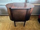 Vintage antique Mahogany Martha Washington Sewing Cabinet Stand Table