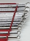 Snap-on 11pc Oex 12-point Sae Flank Dr Combination Wrench Set W  Hol  ec1041478 
