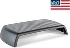 Allsop 32212 - Ergo Riser Monitor Stand - Black Gray  new  