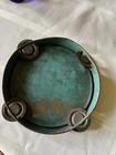 Antique Vintage Halloween Tambourine Noisemaker  Two Cats On Wall J  Chein 1920s