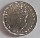 Un104 1939 King George Vi Commissioners Of Currency Malaya 10 Cents Silver Coin