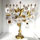 New Anthropologie Terrain Floral Menorah Tall  New Sold Out