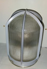 Eaton    Crouse Hinds G24 Industrial Glass Globe    Aluminum Wire Guard  New