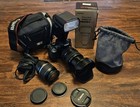 Stunning Photography Lot  Canon Camera  Lenses  Bag  Box  Charger  Battery  Caps