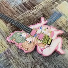 Anime manga Beautiful Girl Shaped Electric Guitar Tremolo Hh Pickups 24frets