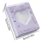 Kpop Photocard Binder 40 Pockets Love Heart Hollow Photo Card Holder 