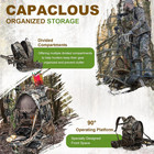 Hunting Backpack  Durable Camo Hunting Packs For Men  Large Capacity Hunting Day