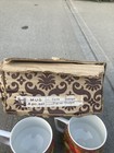 4 Retro Vtg 1970s Holt Howard 7699 Footed Mugs Mcm Orange Cognac Cluster Mib