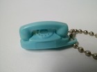 Vintage 50s The Princess Phone Keychain Blue Tupperware Bell Telephone