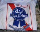 Official Licensed New Pabst Blue Ribbon Vintage Logo T-shirt Medium  100  Cotton