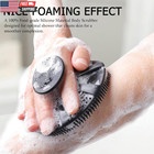 Food-grade Soft Silicone Body Scrubber Shower Brush Handheld Cleansing Skin Brus