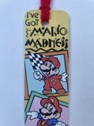 1989 Nintendo Super Mario Bros Mario Madness Bookmark With Tassel