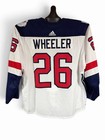 2016 Blake Wheeler Usa World Cup Of Hockey Game Used Worn Hockey Jersey Winnipeg