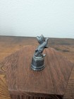 Vintage Pewter Kitten Cat Thimble Collectible Figurine Textured Sewing Thimble