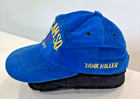 Extremely Rare Vintage Usaf Embroidered Blue Velvet Korean Souvenir Unit Hat