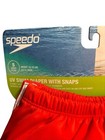 Speedo Kids Uv Swim Diaper With Snaps Small Age 6 Months 10-18 Lbs Reusable New