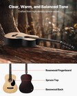 Vevor 36  Dreadnought Acoustic Guitar Natural Beginner Bundle With Gig Bag Teen