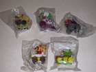 Lot Of 5 Vintage 1990 Hardees Fender Bender 500 Racers - New Sealed Set