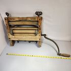 Antique Anchor Wringer Washer 1896 Primitive Enclosed Cog Wheel Wooden No 771