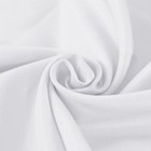 White Polyester Tablecloth 90x132 Inch 6 Foot Rectangle Table Cover Party Weddin