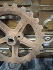 Antique 11    Cast Iron Gear Sprocket Steampunk Industrial Cog Ihc Farm Wheel