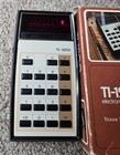 Texas Instruments Vintage Ti-1200   Ti-1250 Electronic Calculators W  Box
