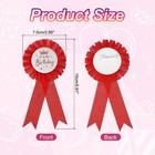 6  X 3  Birthday Ribbon  It s My Birthday Pin  White dark Red