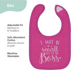 Baby Girl Terry Bib Set Of 8-100  Cotton  Soft  Absorbent Baby Bibs  Toddler Gir