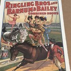 Rare Ringling Bros And Barnum   Bailey Circus Combined Shows Framed Advertisment