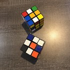 Lot Of 2 Original Rubik s Cube 2 4 X 2 4 X 2 4  Puzzle  Magic Cube Brain Game