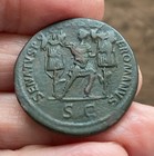 Roman  Trajan  98-117 A d   Brass Dupondius 