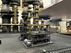 N Scale 1 160 Train Scene Model Chemical Plant Model Finished Figure Handmade