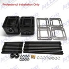 Fits Mercruiser Exhaust Manifold Riser Spacer Kit Mc2093320a3 3320 93320a13 3 